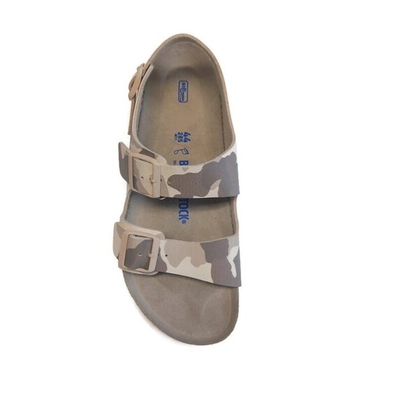 Birkenstock Milano Birko Flor Sandals Mens Size 11 EU 44 Desert Soil Gray Taupe - Picture 7 of 9